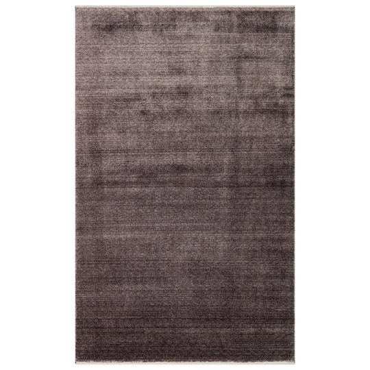 Lecenta Hand Knotted Dark Brown/Beige Rug