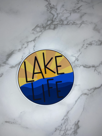 Lake Life Custom Sticker