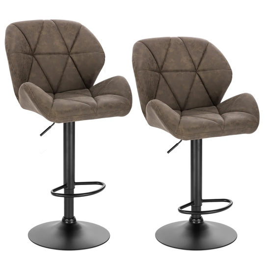 Dequavius Height Adjustable Swivel Bar Stool