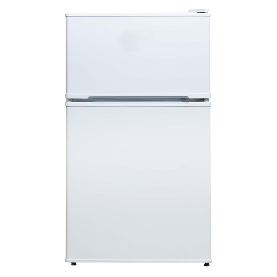 White Under Counter Fridge Freezer, 2 Door Free Standing, 88L - SIA UFF11WH