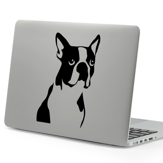 Boston Terrier Sticker | Vinyl Dog Decal Window Decal Laptop Car Animal