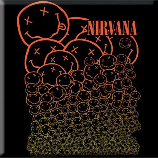Nirvana - Cascading Smiley Fridge Magnet