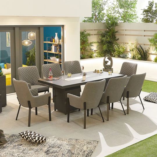 Tusayan 8 Seater Dining Set with Cushions