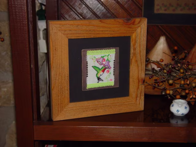 Free Shipping 6x6 Solid Cedar Wood Picture Photo Craft Frame Oak Finish Country Rustic Display