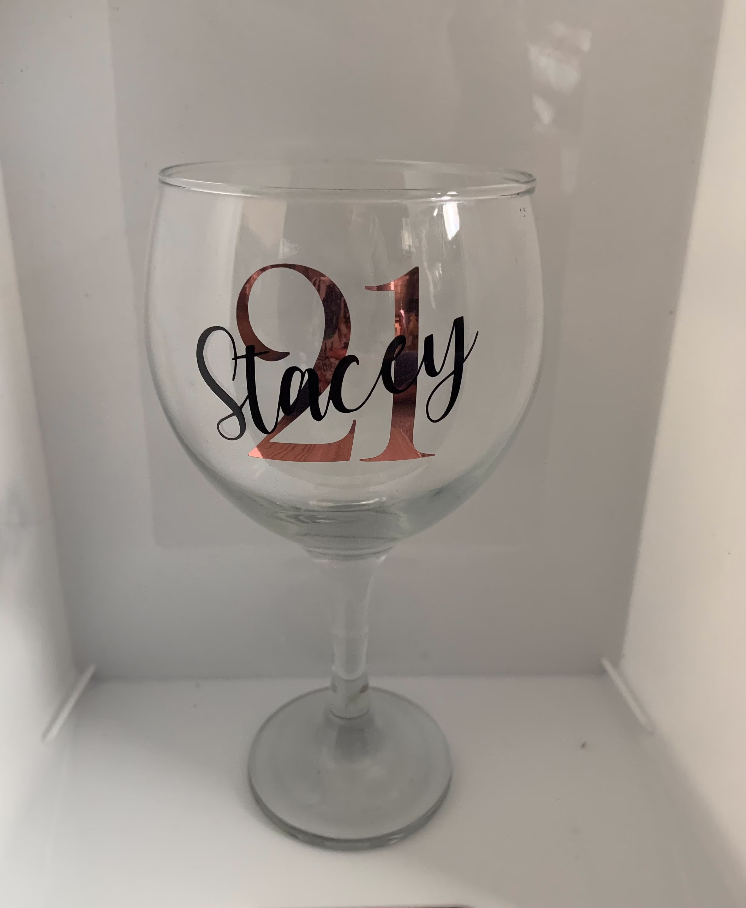 Personalised Birthday Gin Glass | Any Age & Name 18Th 21st 30Th 40Th 50Th 60Th 70Th 80Th Gift Present