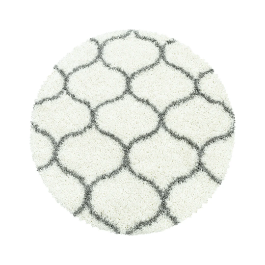 Anglo Shaggy Cream/Grey Indoor Rug
