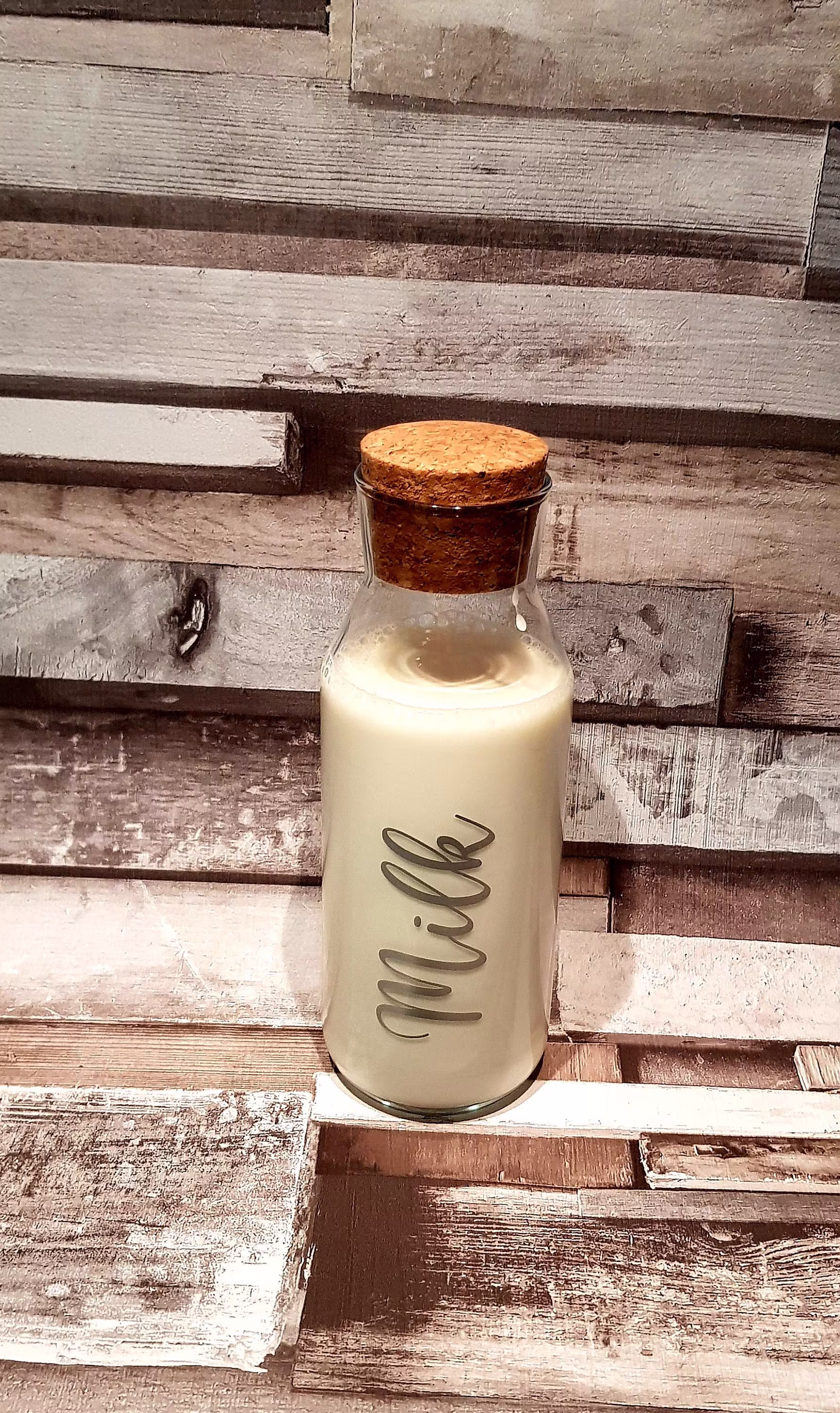500Ml Glass Bottle Storage Jar With Cork Lid