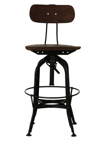 Shawmut Height Adjustable Bar Stool
