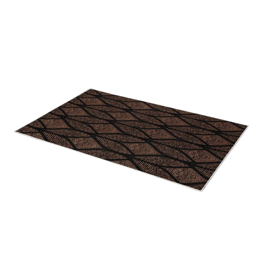 Kamala Flatweave Black/Brown Rug