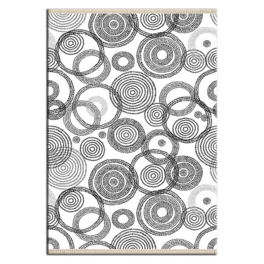 Dall Flatweave White/Grey Rug
