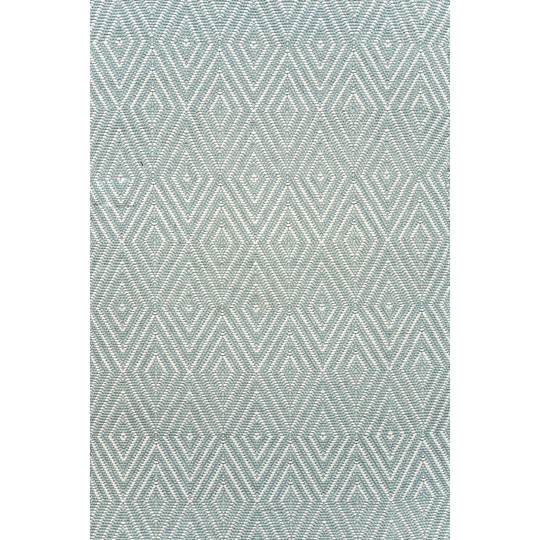 Diamond Handwoven Indoor/Outdoor Light Green Rug