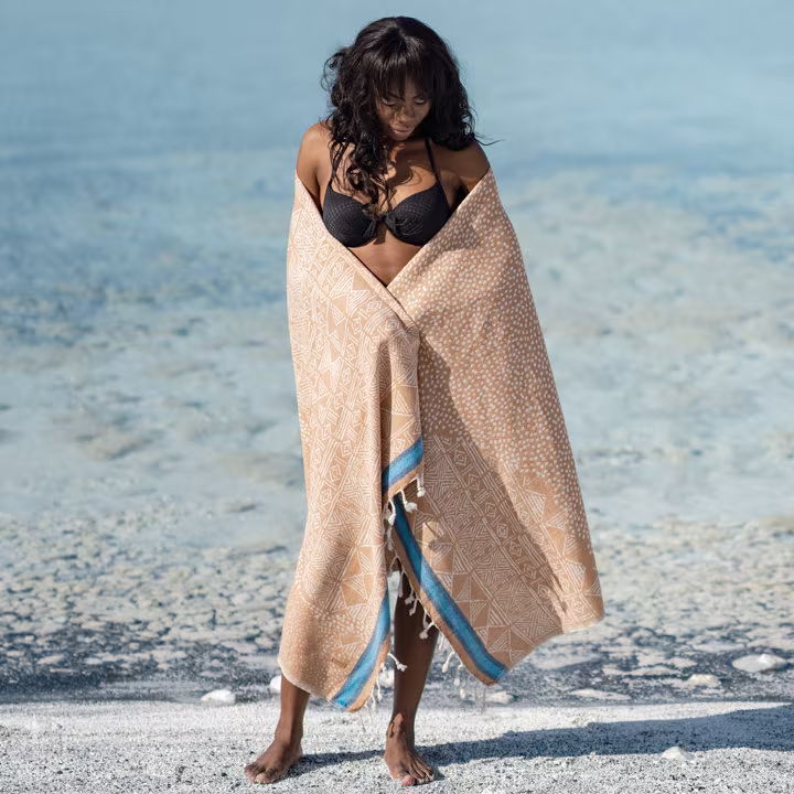 Paola Turkish Beach & Pool Towel, Beach Bachelorette Favors, Blanket, Towel, Turkish Towels