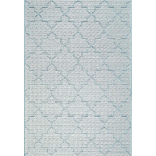 Carrizal Flatweave Blue Rug
