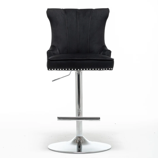 Able Height Adjustable Swivel Bar Stool