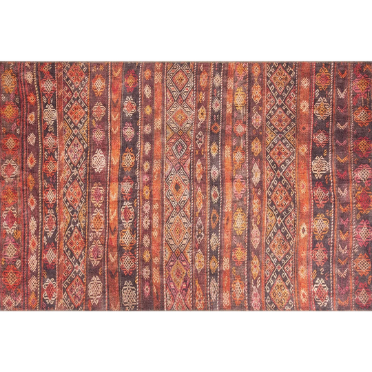 Mccollum Red/Orange/Black Rug