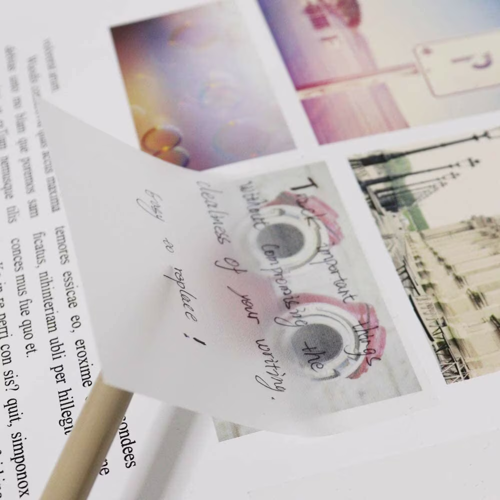 Transparent Sticky Notes 3 X 2 Inches | 50 Clear Sheets Per Pack