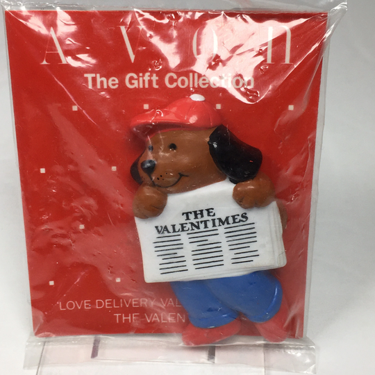 Sealed Vintage Avon Valentine's Day Bear Magnet - The Valentimes