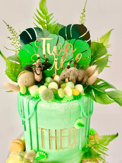 Two Wild Cake Topper, Safari/Jungle Theme Birthday 2nd