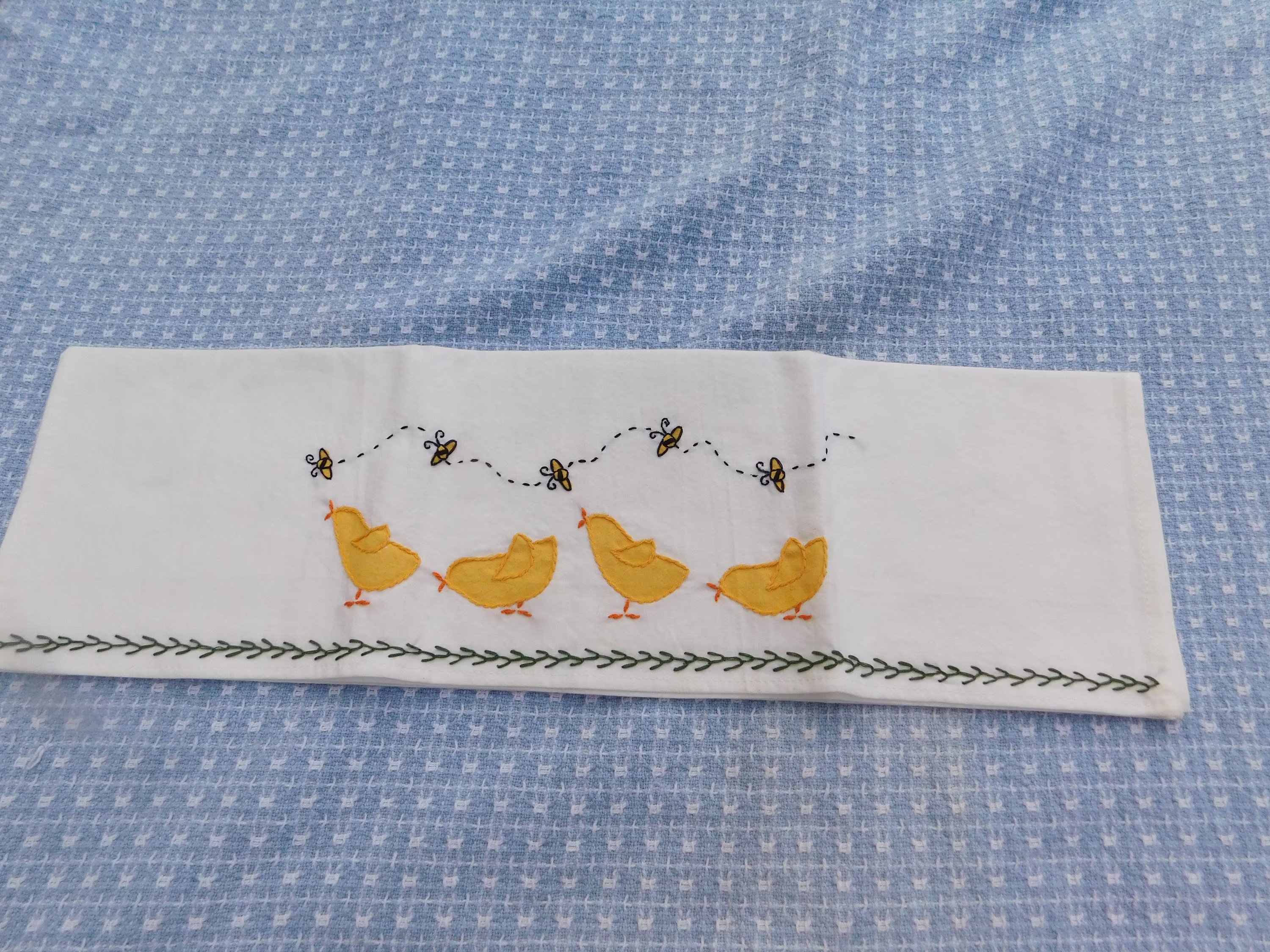 Baby Chicks Tea Towel # 2 Kitchen Dish Towel, Décor, Country Farmhouse Chicks, Gift, Daysgonebytreasures