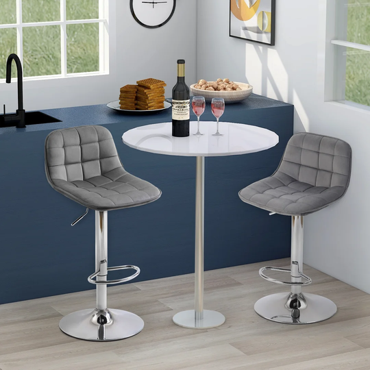 Haracha Height Adjustable Swivel Bar Stool