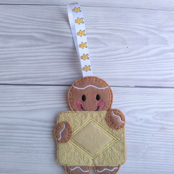 Custard Cream Gingerbread Man
