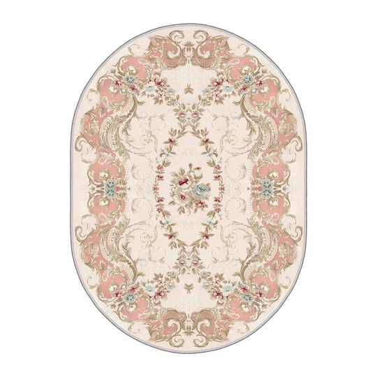 Rockwell Power Loom Light Pink Rug
