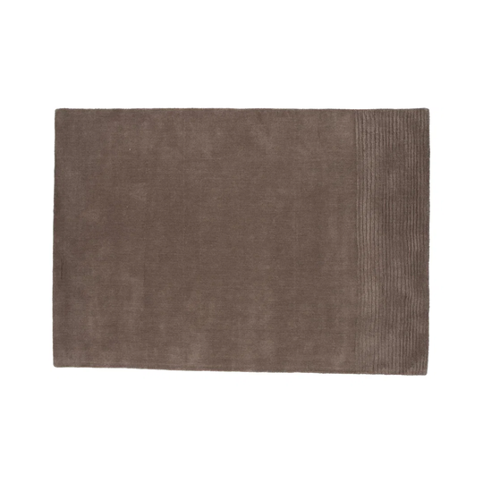 Jacavion Flatweave Wool Brown Rug