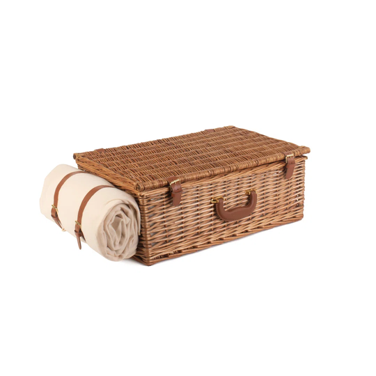 Wicker Deluxe 2 Person Fitted Picnic Hamper
