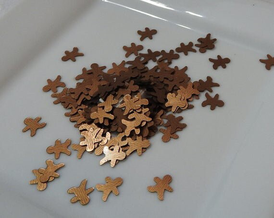 Gingerbread Men - Sequins 1/2 Tsp