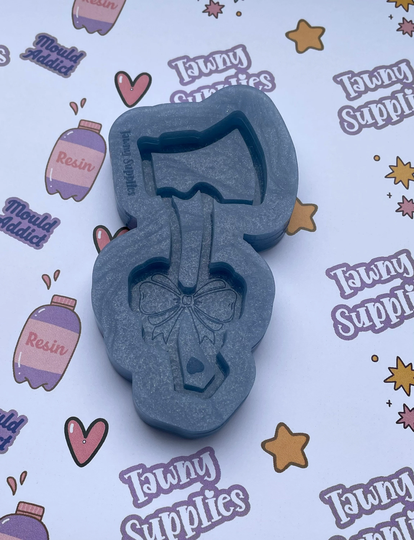 7cm Axe Shaker Mould, Shaker, Kawaii, Cute Mould