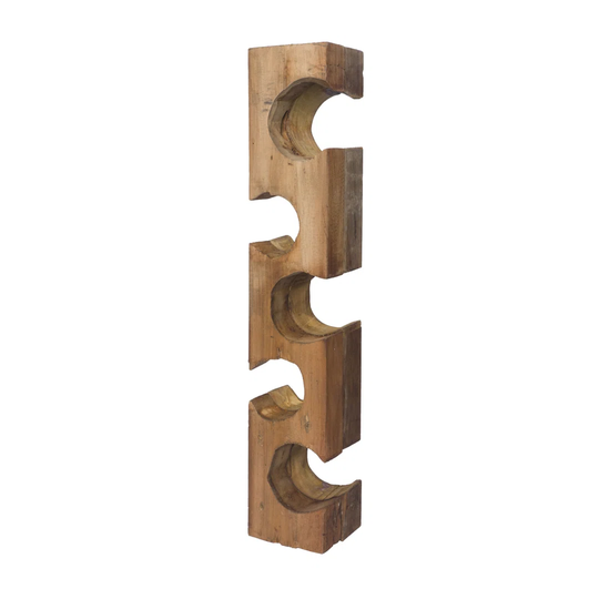 Naal 5 Bottle Tabletop Wine Bottle Rack in Brown