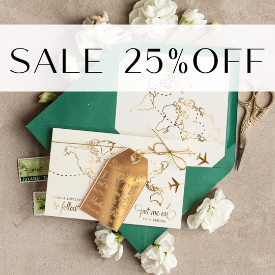 Gold Travel Save The Date Acrylic Tag Magnet Card Golden Luggage Wedding The Dates Magnets Our Cards Destination