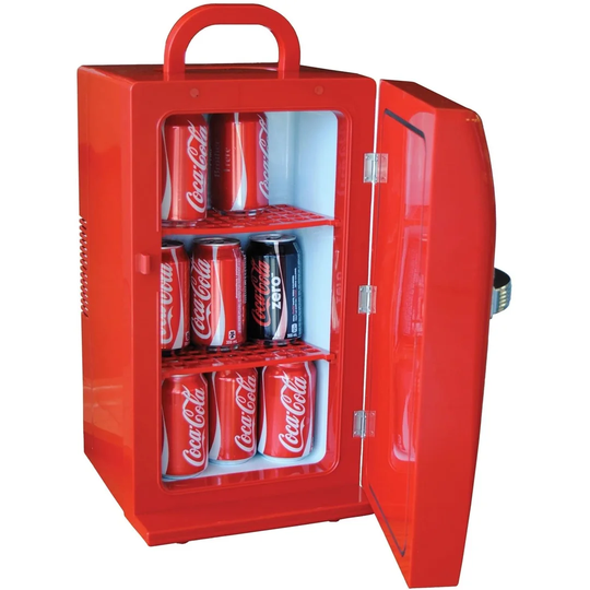 Coca Cola Retro 12L Mini Fridge with Lock