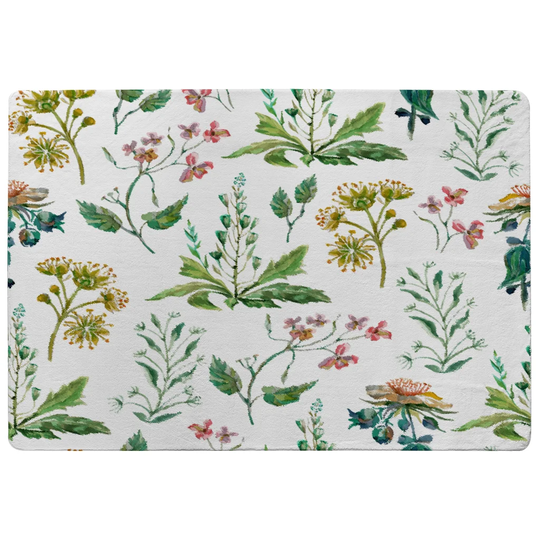 Myrtlewood Shaggy White Area Rug