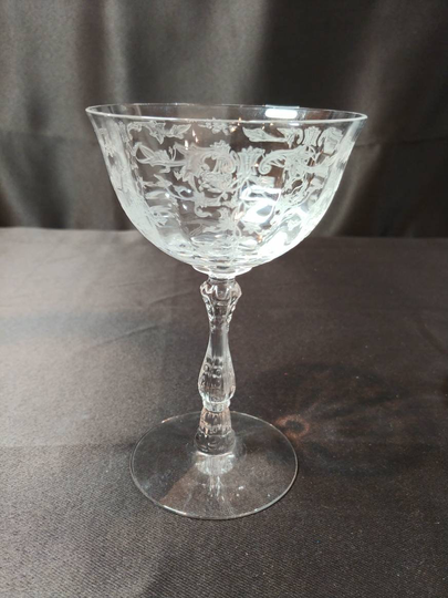 Champagne/Tall Sherbet Navarre Clear By Fostoria