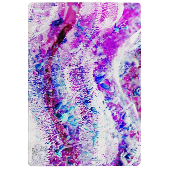 Garlington Wilderness Designer Shaggy Pink/Blue Rug
