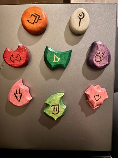 Ffxiv Soulstone Wooden Magnets
