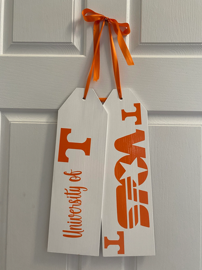 University Of Tennessee Door Tag
