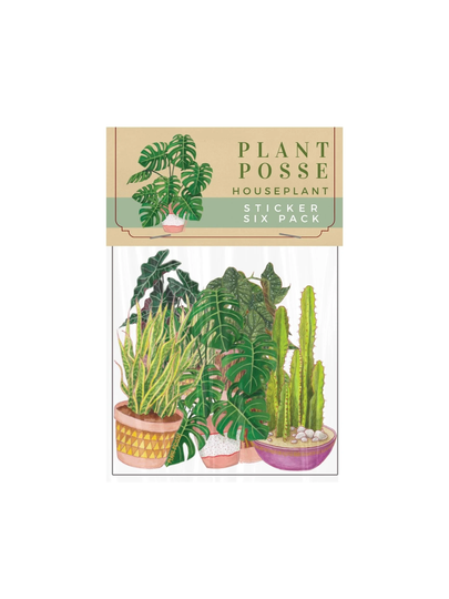 Houseplant Sticker Pack, Plant Art, Stickers, Monstera Deliciosa, Houseplants, Gifts, Parent, Gifts Under 20, House Plants