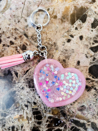 Resin Shaker Keychains