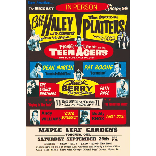 Bille Haley The Platters - Art Print