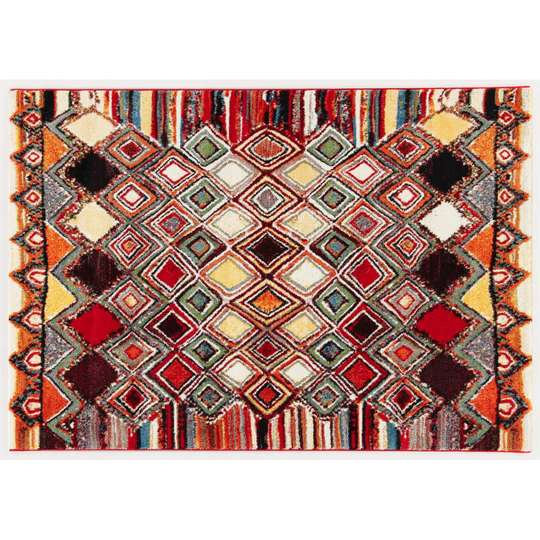 Red/Black/Yellow Area Rug