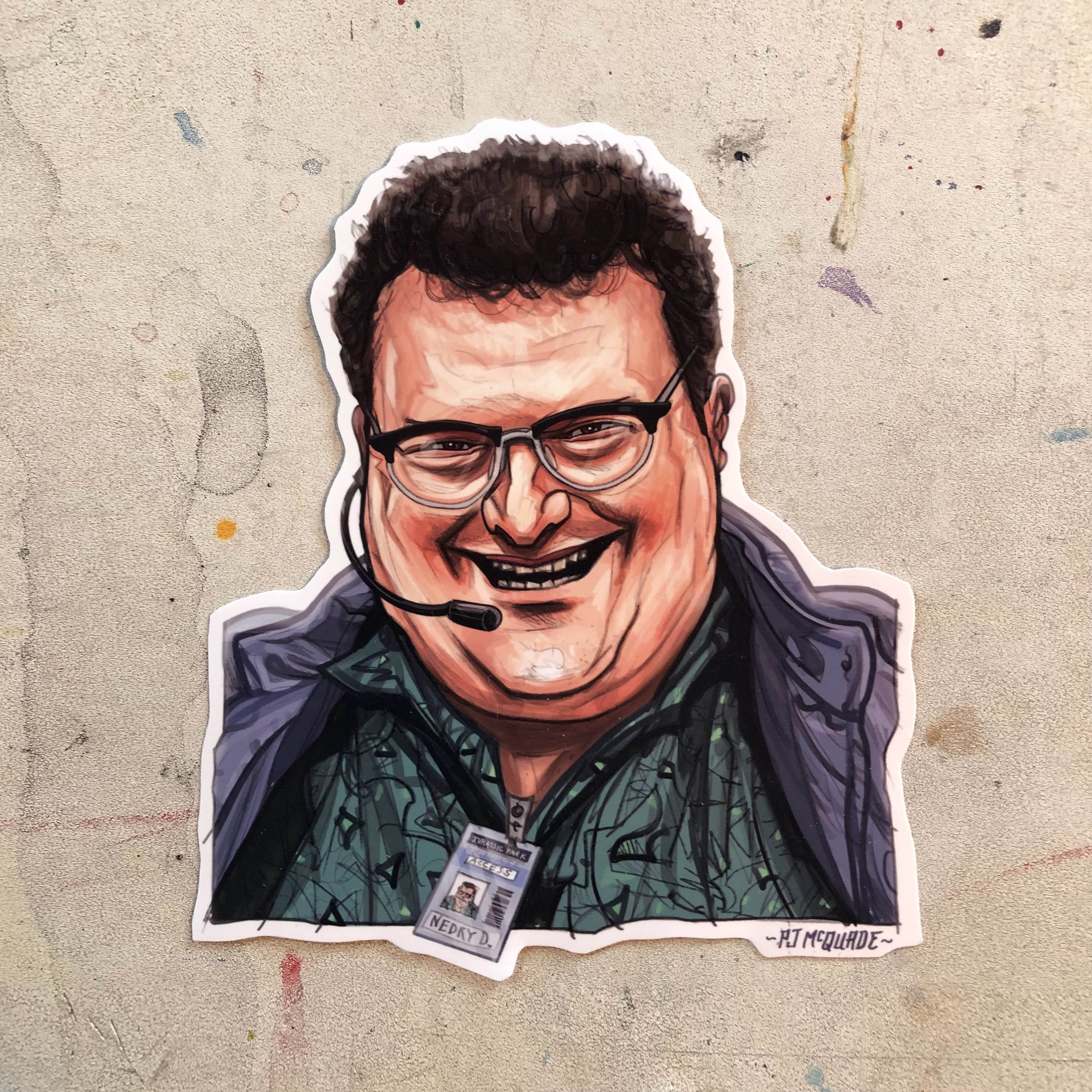 Nedry Waterpoof Sticker