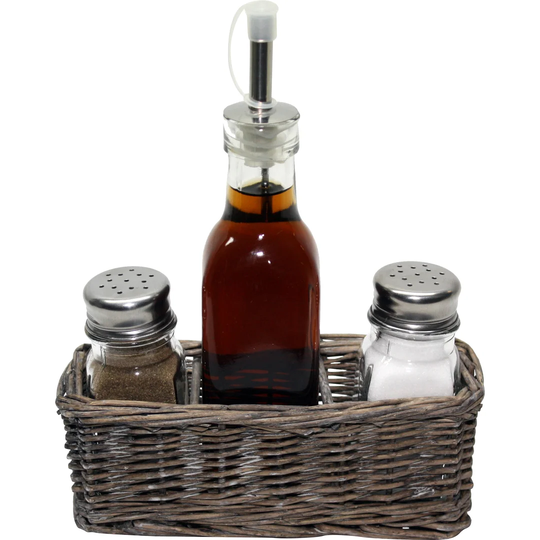 4 Piece Salt and Pepper Set
