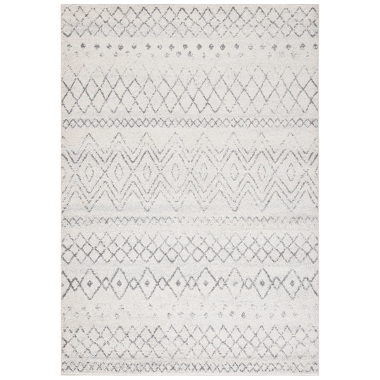 Tabares Looped/Hooked Ivory/Grey Rug