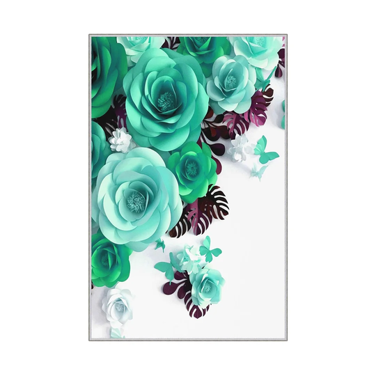 Ailani Power Loom White/Green Rug