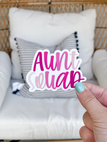 Aunt Squad Magnet | Cute Fridge Car Life Baby Announcement Gift