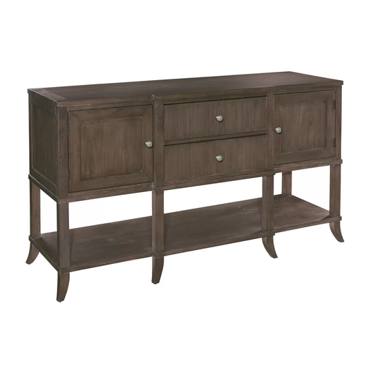 Sizemore 166.37Cm Wide 2 Drawer Solid Wood Buffet Table