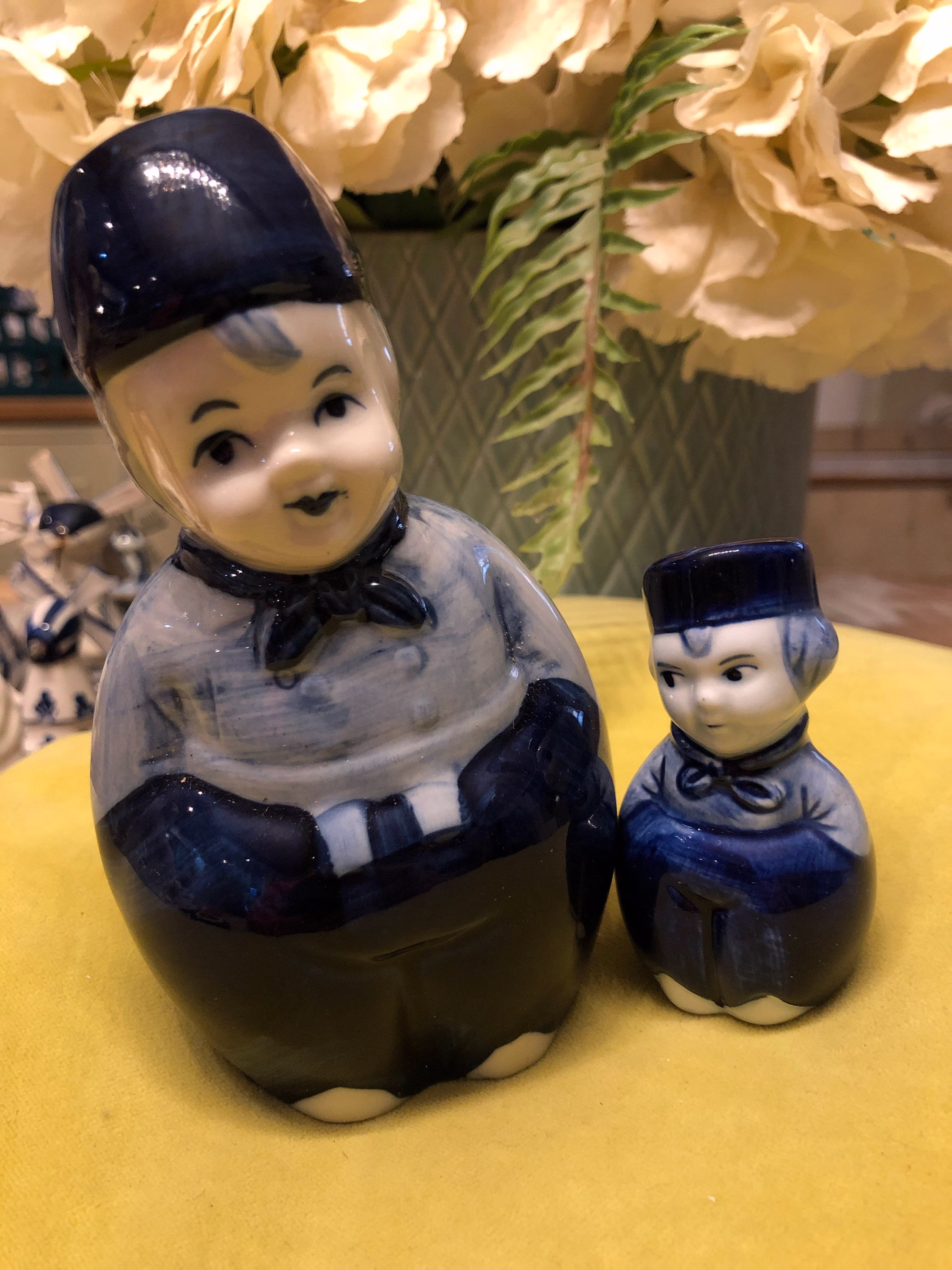 Delft Money Box Boy & Small Pepper Pot