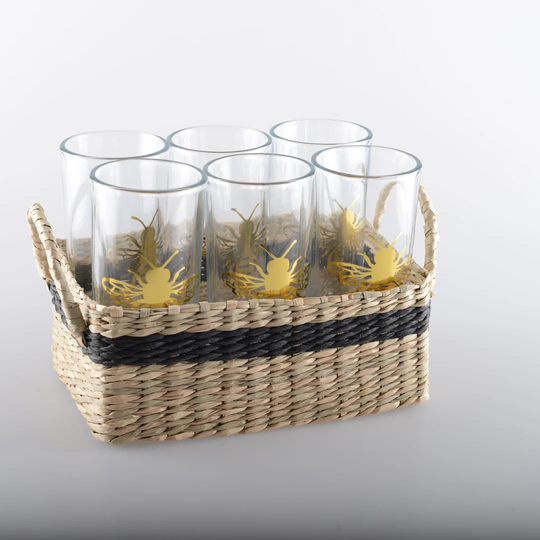 7 Piece 250ml Pint Glass Set